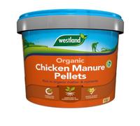 Westland Organic Chicken Manure Pellets - Natural Fertilizer for Healthier Plants, Improves Soil Structure, Boosts Growth for Vegetables, Flowers, and Shrubs, Ideal for Organic Gardening (8 kg)