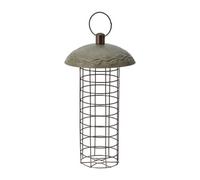 Westland Peckish Secret Garden Energy Suet Fat Ball Bird Feeder Metallic 14 X 14 X 25 Cm