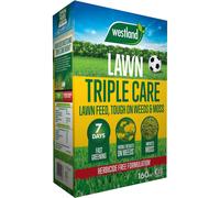 Westland Triple Care Lawn Food Herbicide Free Tough on Weed & Moss 160m2 Box
