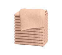 Westlane Linens Flannel Face Cloth Set, 100% Egyptian Ring-Spun Cotton Face Towel, 550 GSM Ultra-Soft & Durable Wash Cloth (30 x 30 cm) for Gym, Hotel & Spa