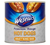 Westlers Premium Range 50 Hot Dogs King Size - Pack of 2