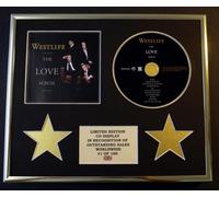 WESTLIFE/CD DISPLAY/LIMITED EDITION/COA/THE LOVE ALBUM