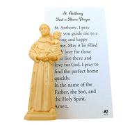 Westman Works St Anthony Home Finder Kit Saint Statue & Prayer for Buying a House