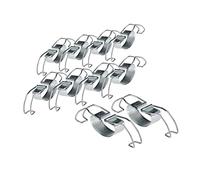 Westmark 10 Universal Clips For Sealing Preserving Jars, Steel, Silver, 40502251