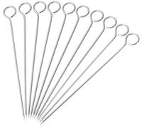 Westmark 10222270 10 Piece Meat Roll Skewers, Plastic, Silver
