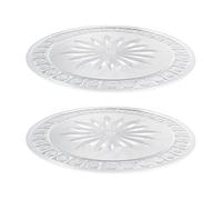 Westmark 2 Cake Plates, 31 cm, Glass Look, Break-Resistant, Plastic, Transparent, 345522E3