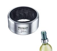 Westmark 2 Drip Rings with 2 replacement inserts, Monopol Edition, stainless steel/silicone/felt, Alessio, silver/black, 61843360