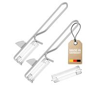 Westmark 2 universal peeler/pendulum peeler with 1 spare blade, Steel, stainless steel/steel, coated, silver, 161022E6