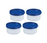 Westmark 4 Herb Containers, Incl. Lid, Capacity: 100 ml Each, Stackable, Plastic