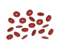 Westmark 40 Bottle Discs/Rubber Seals for Swing Bottles, Diameter 25 mm/Diameter 5 mm, 407822E3, Red