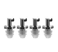 Westmark 478322E3 Oil/Vinegar Pourers for Bottles with Flap, Metal/Stainless Steel, Silicone Cork, Inox Oil Special, 478322E3