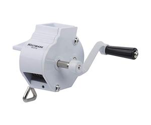 Westmark Bean Slicer With Large Cutting Opening And Screw Clamp For Table Mounting, Stainless Steel Blades/Steel Body, White, 11862260