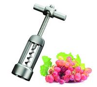Westmark Bell Corkscrew with Cork Remover, Monopol Edition, steel/die-cast zinc, Barolo, satin finish, 62603380