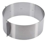 Westmark Cake Setting Ring, Extra High, Ø 16 - 30 Cm (Adjustable), Stainless Steel, Silver, 31312260