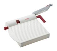 Westmark Cheese Slicer with Sharp Blade, Adjustable Cutting Thickness, Stainless Steel/Aluminium/Plastic, Fromarex, White/Red/Silver, 70002260
