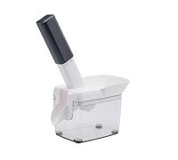Westmark Cherry Pitter With Chute, Pit Box And Recipe Booklet, Height: 30 cm, Stainless Steel/Plastic, Kernfix, White/Dark Grey/Transparent, 40352260