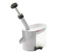 Westmark Cherry Stoner With Chute and Core Box, Height: 22 cm, Plastic/Stainless Steel, White/Anthracite, 40302260