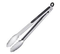 Westmark Classic Spezial Maxi 16252270 Barbecue Tongs with Stainless Steel Fins and Rubberized Handles Length 35 cm Stainless Steel/Plastic Silver/Black