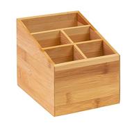 Westmark Cutlery Holder/Table Organiser, 5 compartments, dimensions: 13 x 13.5 x 16 cm, bamboo, Tapas + Friends, light brown, 69842270