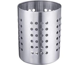 Westmark Cutlery/Utensil Holder, round, diameter: 10 cm, height: 13 cm, stainless steel, silver, 69012211