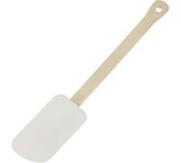 Westmark Dough Scraper/Rubber Spatula, Length: 27.4 cm, Wood/Natural Rubber, Woody, Light Brown/White, 30832270