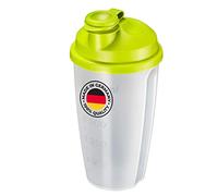 Westmark Dressing Shaker With Measuring Scale, Removable Mixing Disc And Closable Spout, Volume: 0.5 L, Plastic, Bpa-Free, Mixery, Colour: Translucent/Green, 2435227A