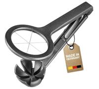 Westmark Egg Divider Columbus Black Edition - Egg Cutter for Even Gaps - Extra-Sharp Stainless Steel Wires - Anthracite