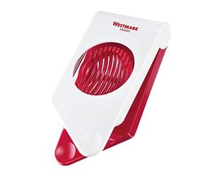 Westmark Egg Divider, Plastic/Stainless Steel, Approximately 18 cm Long, Famos, White/Red, 11682260