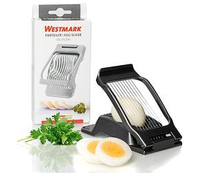 Westmark Egg Slicer for Round Or Oval Slices, Individually Tensioned Stainless Steel Cutting Wires, Aluminium/Stainless Steel, Duplex, Anthracite, 1020226Z