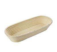 Westmark Fermentation Basket, for 1500-2000G Bread Dough, Oval, Length: Approx. 40 cm, Rattan, Light Beige, 32022270