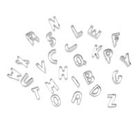 Westmark Form Cutter Set Letters A-Z 26 pcs, Stainless Steel, Silver, 2.5 x 2.5