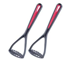 Westmark Gallant 296322E3 2 Potato Masher, Plastic, Black/Red