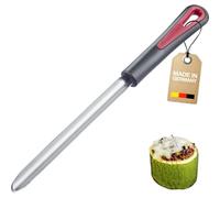 Westmark Gallant Courgettes Hollower - Ideal for hollowing Out Zucchini and Other Vegetables for Delicious fillings, Comfortable Soft-Touch Handle - Black/Red/Silver