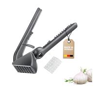 Westmark Garlic Press Extracta Black Edition - Onion Press & Ginger Press - Multi-Purpose Press Made of Robust Aluminum - Anthracite