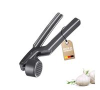 Westmark Garlic Press Novapress Black Edition - Ergonomic Premium Garlic Press & Ginger Press for Garlic & More - Anthracite