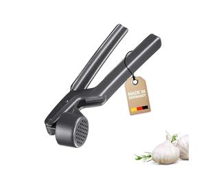 Westmark Garlic Press Novapress Black Edition - Ergonomic Premium Garlic Press & Ginger Press for Garlic & More - Anthracite