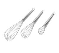 Westmark Glory 3-piece Whisk Set - Length: 1x 20 cm, 25 cm, 30 cm Each, Stainless Steel - Silver, 184422E6