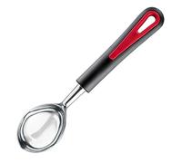 Westmark Ice Cream Scoop, Chrome-Plated, Length: 21.5 cm, Cast Metal/Plastic, Gallant, Black/Red, 29582270