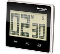 Westmark Kitchen Timer, Digital, Magnetic, Up to 99 minutes, Plastic, Big, Anthracite/Silver, 10912280