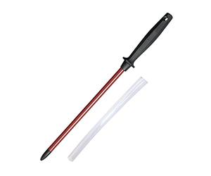 Westmark Knife Sharpener, Length: 35.3 cm, Sintered Ruby/Plastic, Sieger-Long-Life, Red/Black, 197122E6