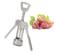 Westmark Lever Corkscrew with Bottle Opener, Monopol Edition, steel/die-cast zin
