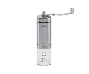 Westmark Manual Coffee Grinder With Ceramic Mill, For Up To 4 Cups Of Coffee, With Scale, Brasilia, Length: 20.5 Cm, Stainless Steel/Ceramic, 24902260