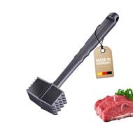 Westmark Meat Tenderizer Robusto Black Edition - Double-Sided Schnitzel Tenderizer - Meat Hammer for Schnitzel, Chops & Steak - Anthracite