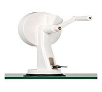 Westmark Bean Slicer With 2 Cutting Openings And Suction Foot, Stainless Steel Blades/Plastic Body, White/Anthracite, 11842260