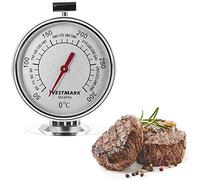 Westmark Oven Thermometer, Measuring Range: +50°C to +300°C/ +122°F to +572°F, Stainless Steel, Silver/Red, 12902260