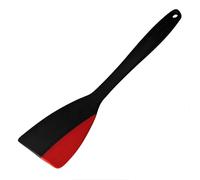 Westmark Pancake Turner Flexi-Mini - Narrow Spatula With Flexible Silicone Edge for Flipping and Scraping Without Scratches - Heat Resistant and Dishwasher Safe - Black/Red, 24 cm