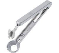Westmark Plum Stoner for kitchen-ready pitted plums, 16.7 cm long, Aluminium with food-safe coating, Stainless steel blade, Steinex, Silver, 40102260