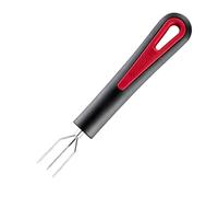 Westmark Potato Fork with 3 prongs, Length: 16.3 cm, Stainless steel/plastic, Gallant, Black/Red, 291422E1