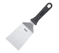 Westmark Professional Grill Spatula, angled, rigid, solid, blade size: 9.5 x 11.5 cm, length: 29 cm, stainless steel/plastic, Master Line, black/silver, 134422E1