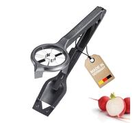Westmark Radish Cutter Decoretto Black Edition - Decorate Radishes & Lemons - Decorate buffets & Salads -- Anthracite